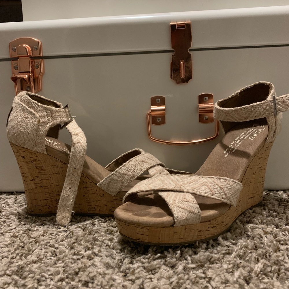 TOMS wedge sandals